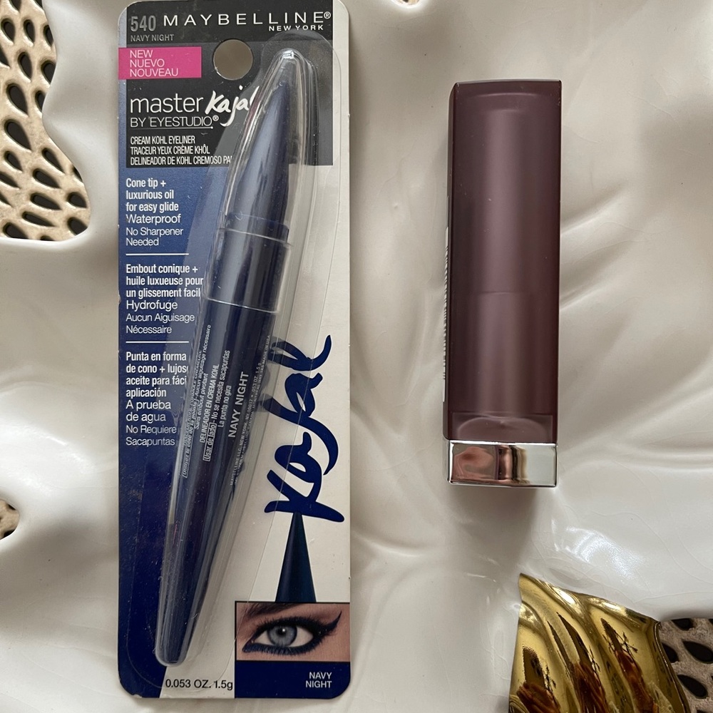 Maybelline Lot - lipstick and eyeliner BNWT